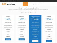 leo-webdesign.ch Webseite Vorschau
