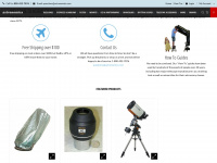astronomics.com Webseite Vorschau