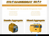 stromaggregat-shop.de Webseite Vorschau
