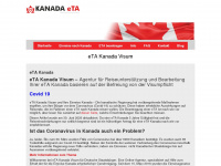 kanada-eta.de Webseite Vorschau