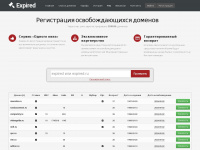 expired.ru Webseite Vorschau