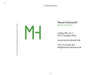 marcel-holzwarth.de Webseite Vorschau