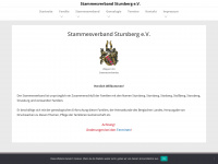 stammesverband-stursberg.com Webseite Vorschau