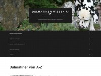 dalmatiner-wissen.de Webseite Vorschau