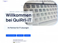 quirrl.ch Webseite Vorschau