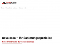 novacasa.info Webseite Vorschau