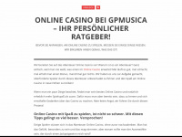 gpmusica.com Webseite Vorschau
