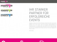 stagepower.ch Webseite Vorschau