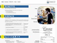 bonette.at Webseite Vorschau