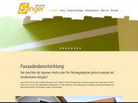 malerei-singer.at Webseite Vorschau