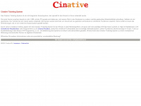 cinative.at Webseite Vorschau