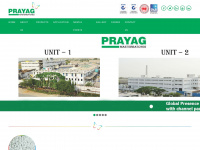 prayagmb.com Webseite Vorschau