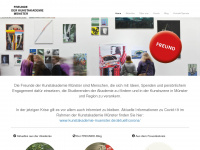 freunde-kunstakademie-muenster.de Webseite Vorschau