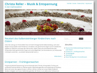 christa-reller-musik.de Webseite Vorschau