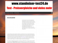 standmixer-test24.de Webseite Vorschau