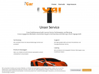 7cars.eu Webseite Vorschau