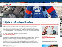 lst-equipment.de Webseite Vorschau