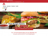 pizza-burger-factory.de Webseite Vorschau