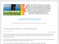 publicfrustration.wordpress.com Webseite Vorschau