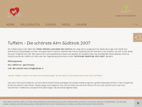 tuffalm.it Webseite Vorschau