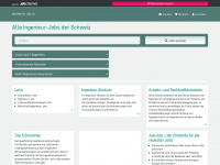 ingenieur-job.ch Webseite Vorschau