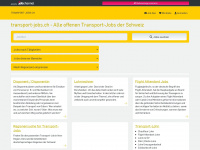 transport-jobs.ch Webseite Vorschau