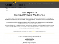 sabik-offshore.com Webseite Vorschau