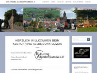 kulturring-allendorf.de Webseite Vorschau