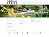 mccleanly.com Webseite Vorschau