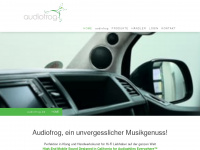 audiofrog.de Webseite Vorschau