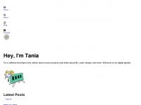 taniarascia.com Webseite Vorschau