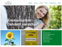 kremsmuensterer.at Webseite Vorschau