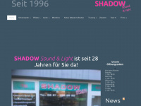 shadow-sound-light.de Webseite Vorschau