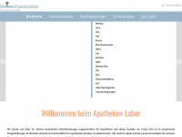 apotheken-labor.de Webseite Vorschau