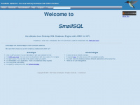 smallsql.de Webseite Vorschau