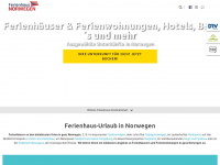 ferienhaus-norwegen.com Webseite Vorschau