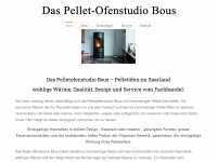 pelletofenstudio-bous.de Webseite Vorschau