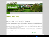 klimaquartier-rastenberg.de Webseite Vorschau
