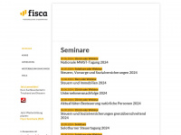 fisca.ch Webseite Vorschau