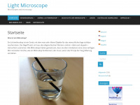 light-microscope.net Webseite Vorschau