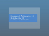 heidenreich-blechdesign.de Webseite Vorschau