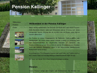 pensionkallinger.at Webseite Vorschau