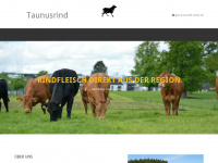 taunusrind.de Webseite Vorschau