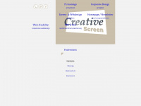 creative-screen.de Webseite Vorschau
