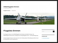 flugplatz-emmen.ch Webseite Vorschau