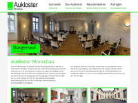 aukloster-monschau.de Webseite Vorschau