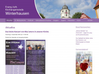 winterhausen-evangelisch.de Webseite Vorschau
