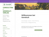 genekult.com Webseite Vorschau