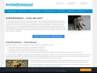antibellhalsband.net Webseite Vorschau