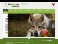 wolfhundeclub.at Webseite Vorschau